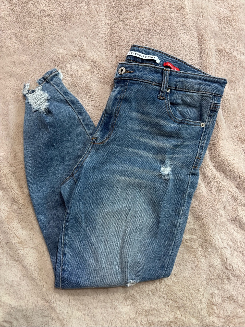 Celebrity Pink Light Blue The Rider Denim Jeans